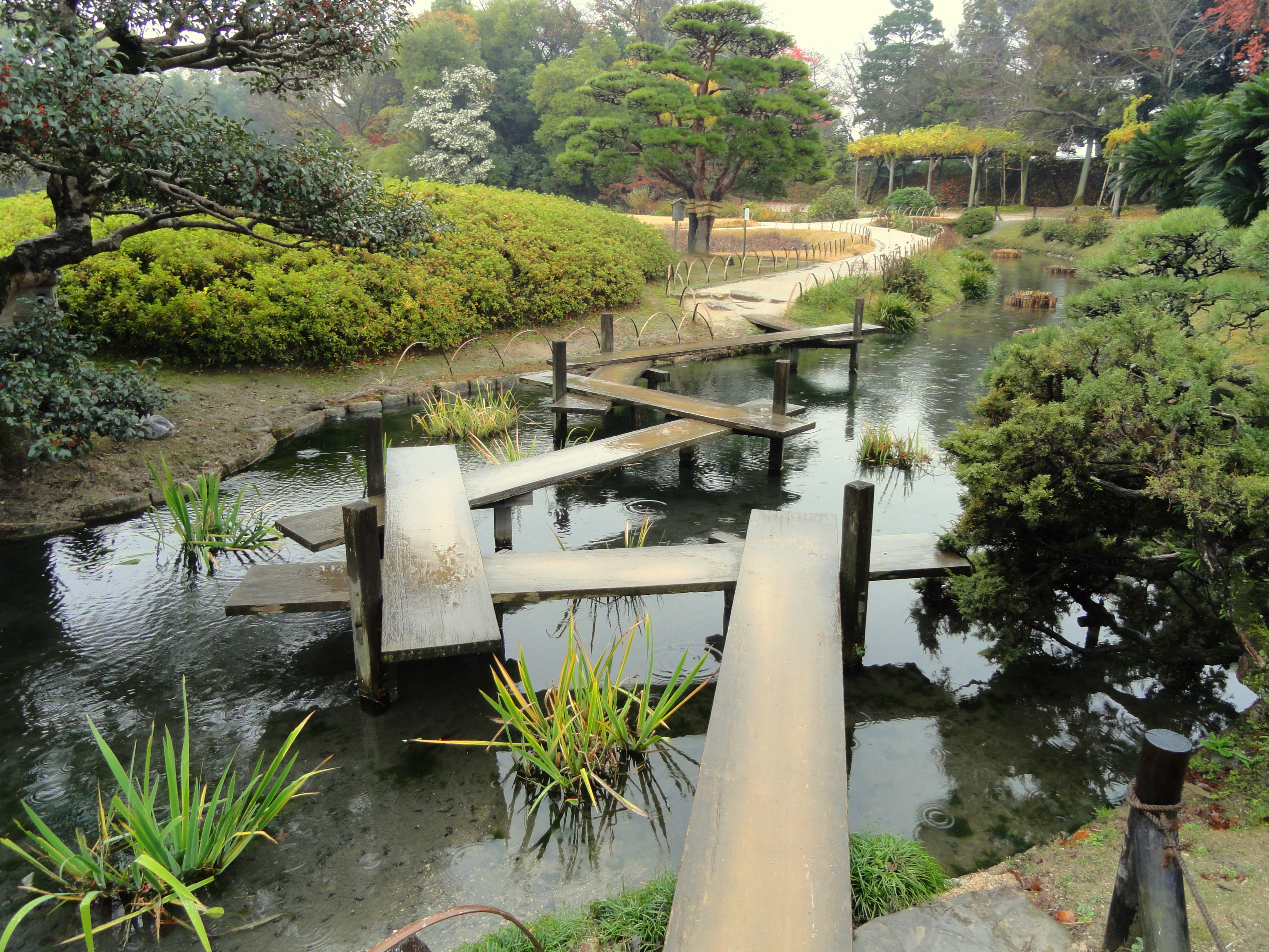 Asymmetry in Japanese Gardens.